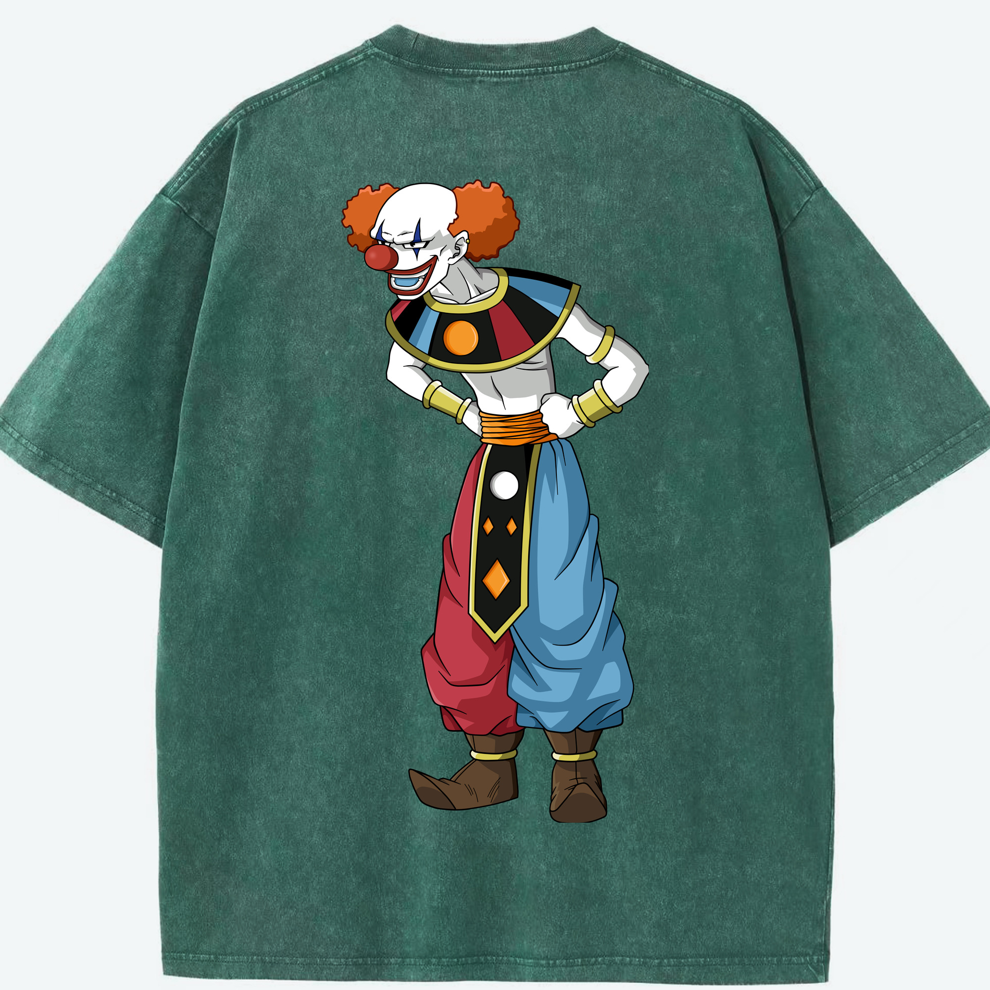 （画像用） ドラゴンボール DRAGON BALL 綿100% ヴィンテージ風 半袖Tシャツ（背面プリント）
